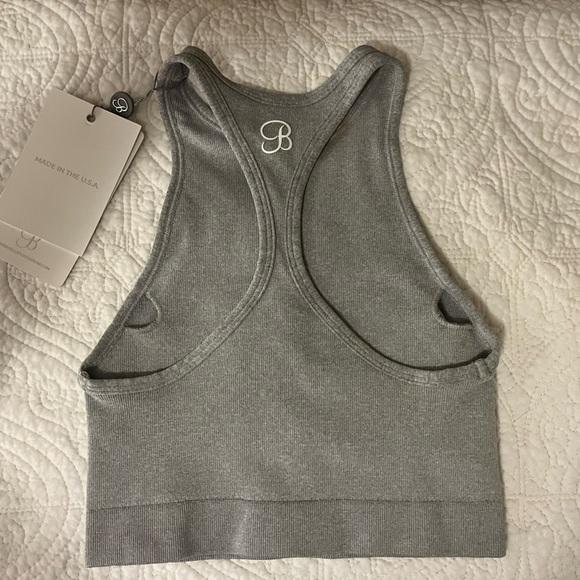 Bombshell Sportswear Gray Sports Bra - Picture 4 of 5